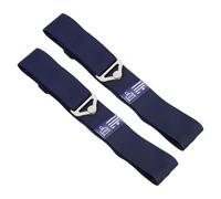 TOPPERFUN Lot de 2 Sangles de Bagage Élastiques S Taille Bleu Marine Boucles Métalliques Robustes Sangles de Voyage pour Valises Sécurisation Optimale en Déplacement