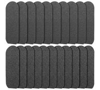 TOPPERFUN Lot de 20 Feuilles Recharge Lime à Pieds Grosse Taille Papier Abrasif Grossier et Fin Coussinets de Rechange Pédicure Soins des Pieds Maison et Salon