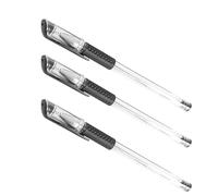 TOPPERFUN Lot de 3 Aiguilles Poinçon à Cigares en Acier Inoxydable Noir Outil de Précision Portable de Stylo avec Étui Compatible avec la Plupart des Cigares pour Usage Extérieur et