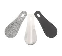 TOPPERFUN Lot de 3 Chausse-Pieds en Acier Inoxydable Mini Lève-Chaussures Métalliques pour Homme et Senior Usage Intérieur et Extérieur Portable et Léger pour Voyage et Maison