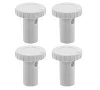 TOPPERFUN Lot de 4 Bouchons de Vidange Étanches en Plastique Robuste Diamètre Hauteur 4 CM Compatibles Congélateur et Glacière Bouchons de Remplacement pour Orifice de Vidange de