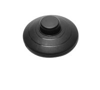 TOPPERFUN Lot de 4 Interrupteurs à Pédale Ronds pour Lampe, Pied au Sol, en Matériau Pp, Blanc Noir Transparent, Commande Marche/arrêt Pratique pour Lampadaire et Lampe Led, Usage