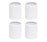 TOPPERFUN Lot de 4 mini seau à fleurs Hug, seau à bouquet de fleurs, 8 x 6 cm, pot rond en carton pour plante utilisé pour le bricolage