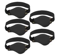 TOPPERFUN Lot de 5 Housses de Protection Universelles Noires pour Manette de Vitesses de Moto Couvre-Chaussures Antirayures Protège-Sabot Flexible pour Usage Quotidien et Tout-Terrain