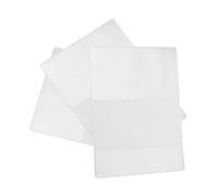 TOPPERFUN Lot de 5 Pochettes Transparentes pour Passeport Pvc Épais, Étui Protège-document Imperméable, Paquet Porte-carte D'identité, Accessoires de Voyage, Format 20 X 13 Cm