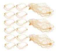 TOPPERFUN Lot de 50 Filets à Chignon Invisibles en Nylon Accessoires de Coiffure Élastiques pour Infirmières et Hôtesses de L'Air Couleur Simple Pratiques Ballet Service