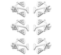 TOPPERFUN Lot de 6 Broches en Métal pour Avocat Épingles à Chemise Motif Balance Justice Accessoires de Costume pour Hommes et Femmes Fixation Sécurisée Design Lisse pour Usage Quotidien