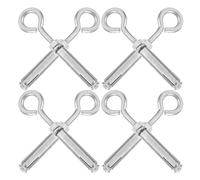 TOPPERFUN Lot de 8 Crochets à Expansion M6 en Acier Inoxydable 304 Boulons à Œil pour Béton et Maçonnerie Fixation Haute Résistance pour Plaques D’Égout et Grilles Usage Industriel et