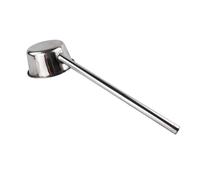 TOPPERFUN Louche à Eau en Acier Inoxydable 304, Manche Long Ergonomique 35 Cm, Cuillère Pratique pour Arroser Fleurs Cuisine, Ustensile Multifonctionnel Cuisine, 1 Pièce