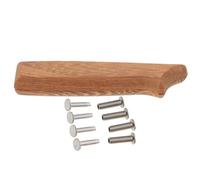 TOPPERFUN Manche de Couteau Cuisine en Bois Massif Poignée de Rechange Antidérapante Ergonomique Compatible Couteaux de Chef Finition Lisse sans Échardes Réparation et Usage Culinaire