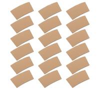 TOPPERFUN Manchons pour Gobelets en Papier Kraft 80 Mm, Lot de 100 Pièces, Manchon Isolant Thermique Anti-brûlure pour Tasses à Thé et Café, Protège-gobelet Jetable Pratique pour Boissons
