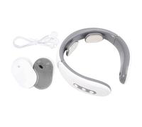 TOPPERFUN Masseur Cervical U Shape sans Fil Appareil de Multifonctionnel pour Détente et Soulagement Blanc Sans Batterie