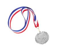 TOPPERFUN Médaille en Alliage de Zinc Argenté pour Garçon et Filles | Usage Polyvalent, Format Portable et Robuste, pour Fêtes et Compétitions en Maternelle, Communauté