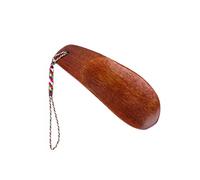 TOPPERFUN Mini Chaussure Bois Pratique Porte Clés Ergonomique avec Corde Marron pour Seniors et Usage