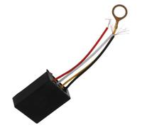TOPPERFUN Module de Commande Tactile Dimmable pour Lampe de Bureau avec Capteur Sensible, Contrôle en Ligne Pratique, Compatible Ampoules LED Dimmables, Matériau Abs et Fil de Cuivre Noir