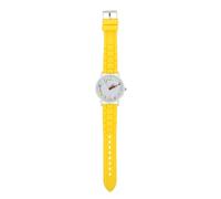 TOPPERFUN Montre Étudiante Quartz Bracelet Silicone Jaune Montre à Aiguille Colorée Ajustable pour Garçon et Filles Décontractée Éducative pour Apprendre L'Heure Confortable et Polyvalente