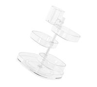 TOPPERFUN Organiseur Maquillage Rotatif Transparent Boîte Rangement Cosmétique Multi-niveaux pour Salle de Bain et Coiffeuse Rangement Pratique et Gain de Place Finition et Élégante