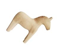 TOPPERFUN Ornement Cheval Bois Non Peint Grand Format DIY pour Garçon Fille Décoration Écurie Chevaux Figurine Bois à Peindre Bricolage Créatif et Décoratif