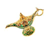 TOPPERFUN Ornement Vintage Alliage de Zinc pour Décoration Rétro de Table et Fête Cadeau pour Collectionneurs et Accessoires de Costume Arabe Décor Lumineux Élégant pour Maison et Bureau