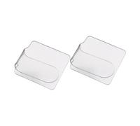 TOPPERFUN Palettes de Maquillage Portables 2pcs en Acrylique Transparent Légères et Faciles à Nettoyer, pour Organiser les Couleurs et Se Glisser une Trousse de Maquillage