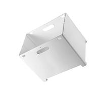 TOPPERFUN Panier à Linge Mural Pliable en Plastique Blanc Panier de Stockage pour Vêtements et Jouets Cintre Pratique pour Salle de Bain et Chambre d'Garçon et 2 Crochets