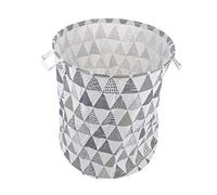 TOPPERFUN Panier à Linge Pliant en Lin Grand Modèle Panier de Rangement Multifonctionnel Poignées Organisateur Élégant pour Vêtements et Jouets Maison Dormitory
