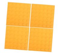 TOPPERFUN Panneau de pavage intérieur aveugle, briques de guidage pour trottoirs aveugles, 4pcs, PVC, installation facile, antidérapant, pour couloirs et chemins intérieurs
