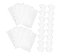 TOPPERFUN Papier pour Bigoudis Permanents Jetable 2000 Pcs Format Petit 100X65 MM Résistant à Haute Température Papier de Coiffure pour Permanente de Salon Protection des Pointes pour