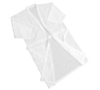 TOPPERFUN Peignoir De Coiffure Pour Adultes Cape De Teinture Capillaire Blanc à Pois Embossés Taille Unique Léger Respirant Usage Salon De Coiffure Protection Vêtements