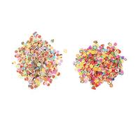 TOPPERFUN Perles Décoratives Pour Ongles 3d En Argile Polymère 4000 Pièces Mélange Fruits Et Gâteaux, Accessoires Nail Art, Créations Diy, Présents Loisirs Créatifs