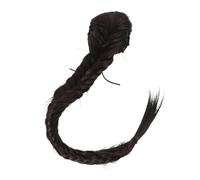 TOPPERFUN Perruque Queue De Cheval Pour Femmes Extensions Cheveux Bouclés Postiche Queue De Cheval Tressée Longue Facile à Porter