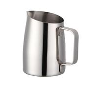TOPPERFUN Pichet à Lait Acier Inoxydable Tasse à Mousser pour Latte Art Mousseur Lait avec Bec Biseauté Ustensile Café et Cappuccino Élégant