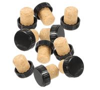 TOPPERFUN Pièces Bouchons Liège pour Bouteilles de Vin Remplacement Scellé Hermétique pour Conserver Vos Vins