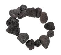 TOPPERFUN Pierre De Lave Volcanique Naturelle Gravier Noir pour Aquarium Et Jardinières Pierres Décoratives pour Aménagement Paysager Et Intérieur