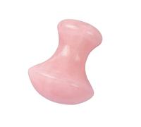 TOPPERFUN Pierre Naturelle de Massage Forme de Champignon pour Visage et Yeux Outil de Grattage Gua Sha et Artisanal Soulagement Profond des Douleurs et Amélioration Circulation