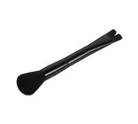 TOPPERFUN Pinceau Contour Nez de U à Double Embout pour Femmes, Brosse Maquillage Noire en Nylon et Plastique, Application Précise de Poudre et Contour du Nez