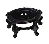 TOPPERFUN Plant Pot Stand Resin Small Flowerpot Base Stable Indoor Display Pedestal for Various Flower Vase Support