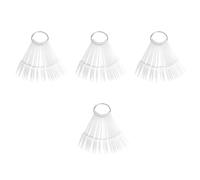 TOPPERFUN Plaque D'exposition de Couleurs de Secteur, 160 Pièces Transparentes, Accessoire Manucure Pratique pour Entraînement et Présentation, Cartes Détachables pour Nail Art