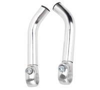TOPPERFUN Poignées de Vélo Ergonomiques Shofar en Alliage D'aluminium, Paire Antichoc Angle Réglable, pour Soulager Poignets et Partie Frontale du Bras Lors de Sorties VTT
