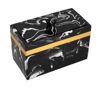 TOPPERFUN Porte-Coton-Tige avec Couvercle Rangement pour -tiges Et Accessoires De Maquillage Organisateur De Salle De Bain Compact