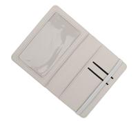 TOPPERFUN Porte-Passeport Étanche en PU Étui à Passeport Sublimé pour Homme Accessoires De Voyage Pochette De Protection RFID Couleur Blanche Design Portable pour Voyages