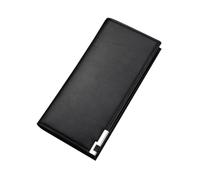 TOPPERFUN Portefeuille Homme Portefeuille Long Pratique pour Cartes de Crédit Noir