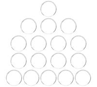 TOPPERFUN Présentoir de vernis à ongles 20pcs cabochons en verre 1.5cm pour pratique et exposition de designs nail art à domicile et en salon