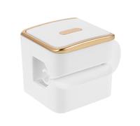 TOPPERFUN Presse-tube à Dentifrice Mural Blanc Compact, Presse-tubes Multifonctions pour Crèmes et Gels Cosmétiques, Clip Compatible Tubes Souples, Organisateur Pratique pour Salle de Bain