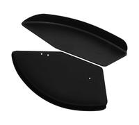 TOPPERFUN Protection Latérale Accessoire Essentiel pour Fauteuil Roulant pour Fauteuil Roulant en Abs Noir, Planche Coupe-vent Solide et Résistante 1 Paire