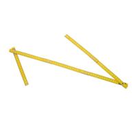 TOPPERFUN Règle Pliante en Bois 1 Mètre Multifonction pour Amélioration de l’Habitat et Travail du Bois avec Rivets Robustes