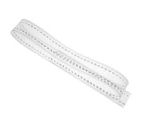TOPPERFUN Règle Transparente Souple en Plastique 100 Cm avec Graduations des Deux Côtés pour Outils d’Enseignement des Mathématiques et Mesures Géométriques