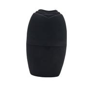 TOPPERFUN Rouleau de Massage Visage et Stimulation Circulation Sanguine en Silicone Noir Compresse Glacée Masseur Oculaire pour Réparation Rougeurs Soleil pour Femmes