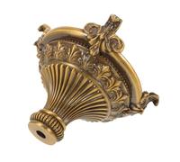 TOPPERFUN Rustic Zinc Alloy Snack Bowls Metal Base Stable Table Pedestal Stand for Fruit Tray Vase Display and Planter Holder in Living