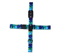 TOPPERFUN Sangle De Bagage De Voyage à Serrure à Combinaison TSA, en Polyester Résistant, Ceinture d'emballage Réglable, pour Valises De Voyage, Couleur Profond Corail, Longueur Ajustable